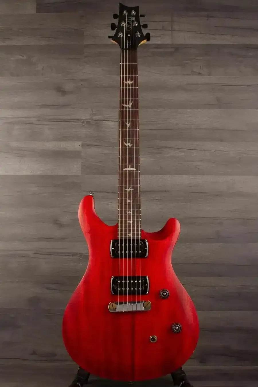 PRS SE CE24 Standard satin Stoptail - Vintage Cherry - MusicStreet