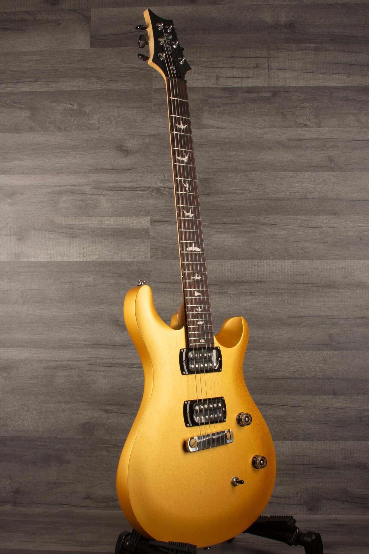 PRS SE CE24 Standard satin Stoptail - Metallic Gold - MusicStreet