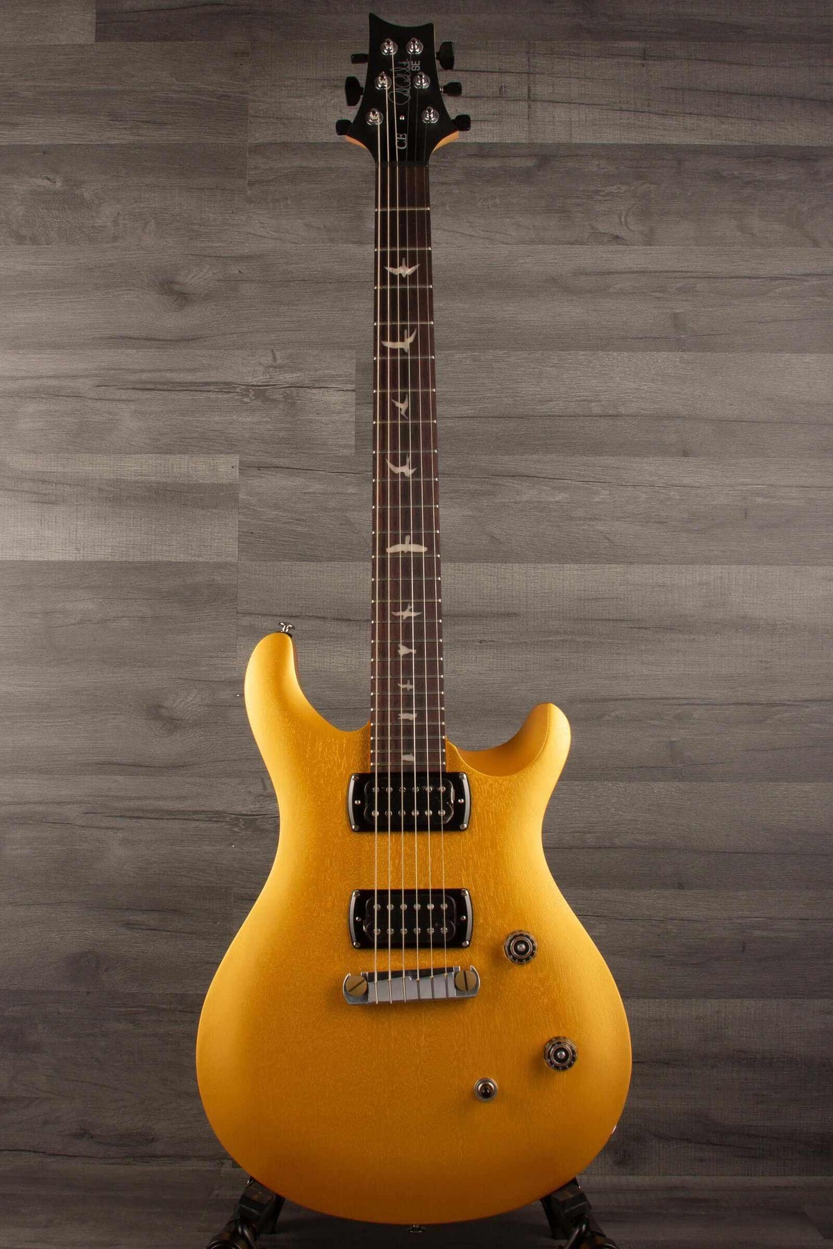 PRS SE CE24 Standard satin Stoptail - Metallic Gold - MusicStreet