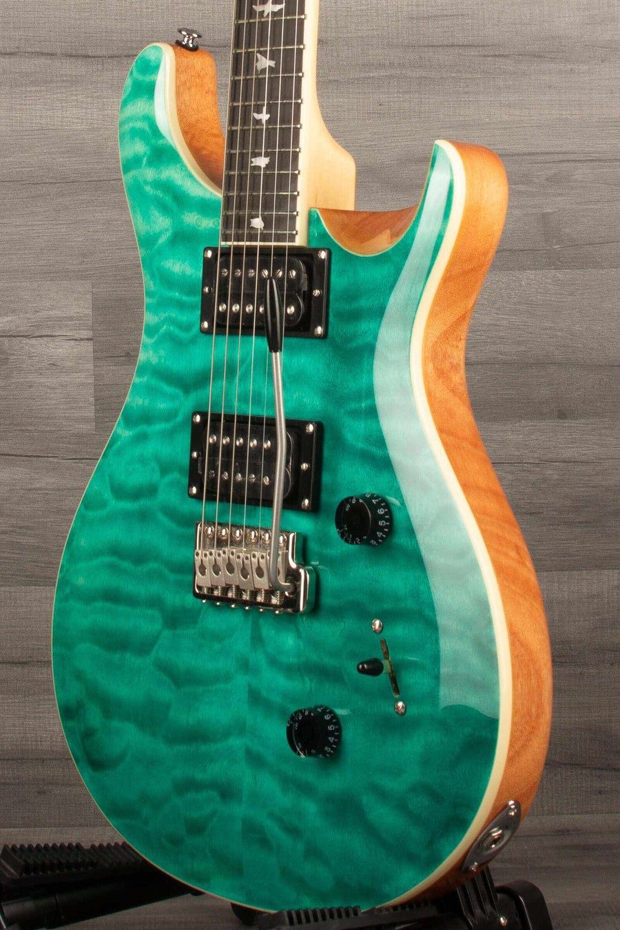 PRS - SE Custom 24 Turquoise Quilt Electric Guitar