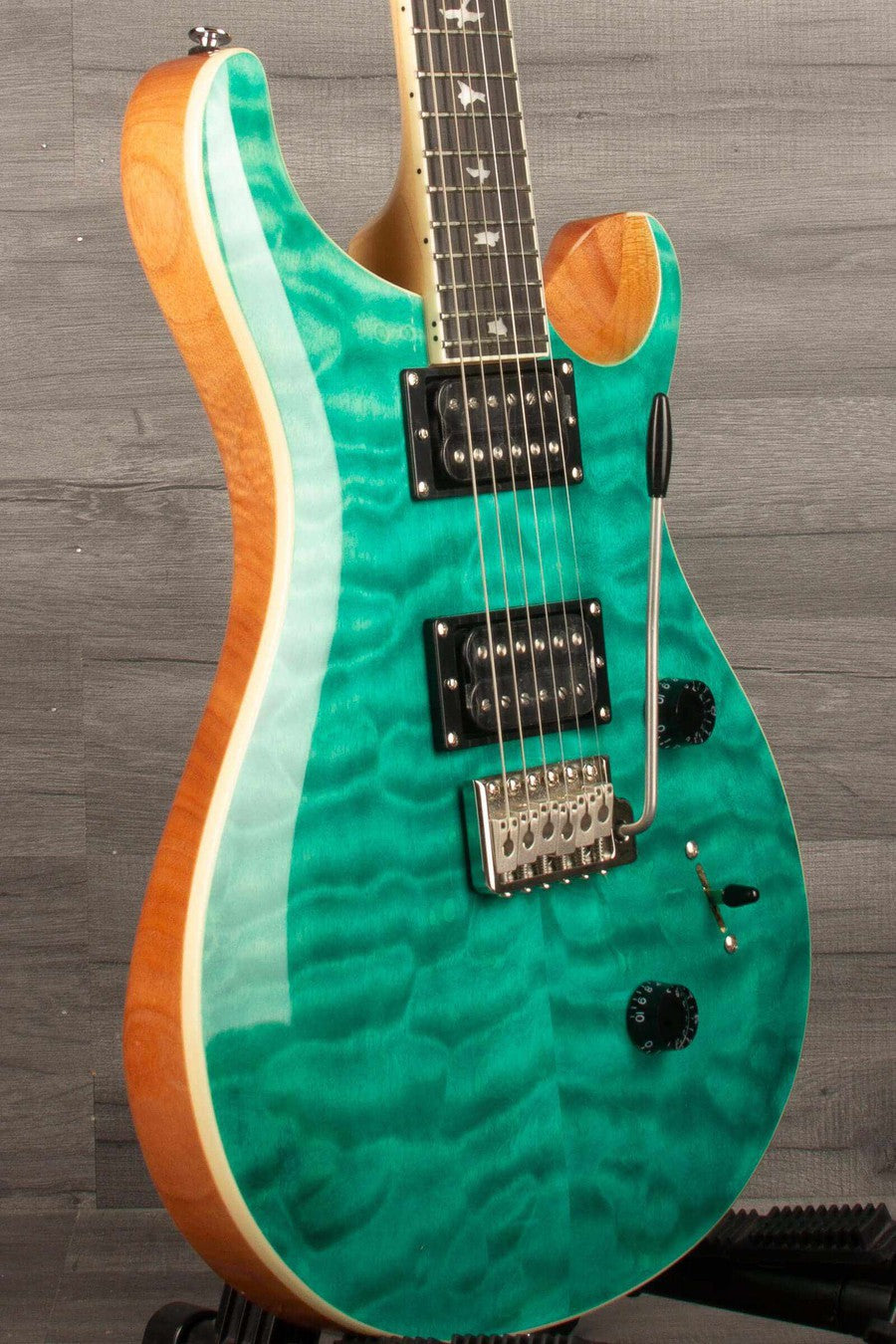 PRS - SE Custom 24 Turquoise Quilt Electric Guitar