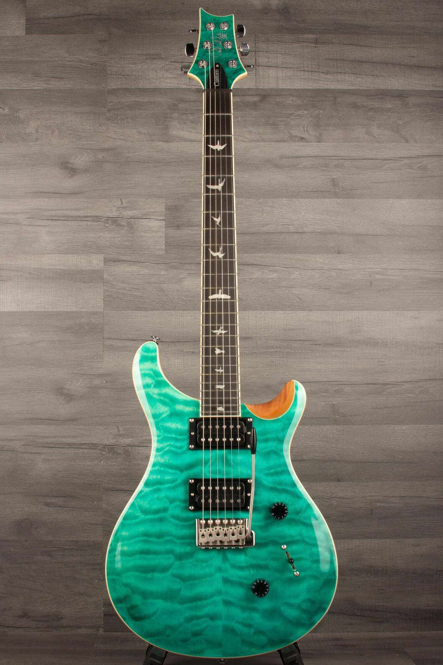 PRS - SE Custom 24 Turquoise Quilt Electric Guitar