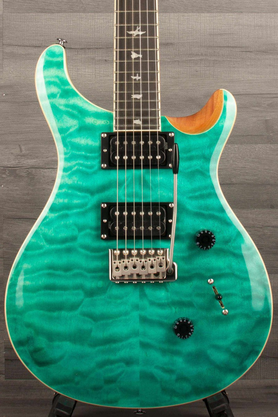 PRS - SE Custom 24 Turquoise Quilt Electric Guitar