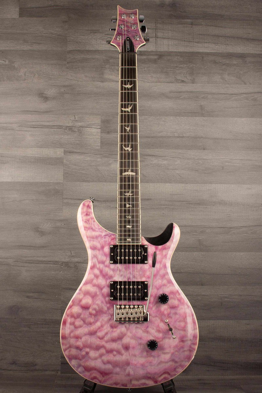 PRS - SE Custom 24 Violet Quilt Electric Guitar