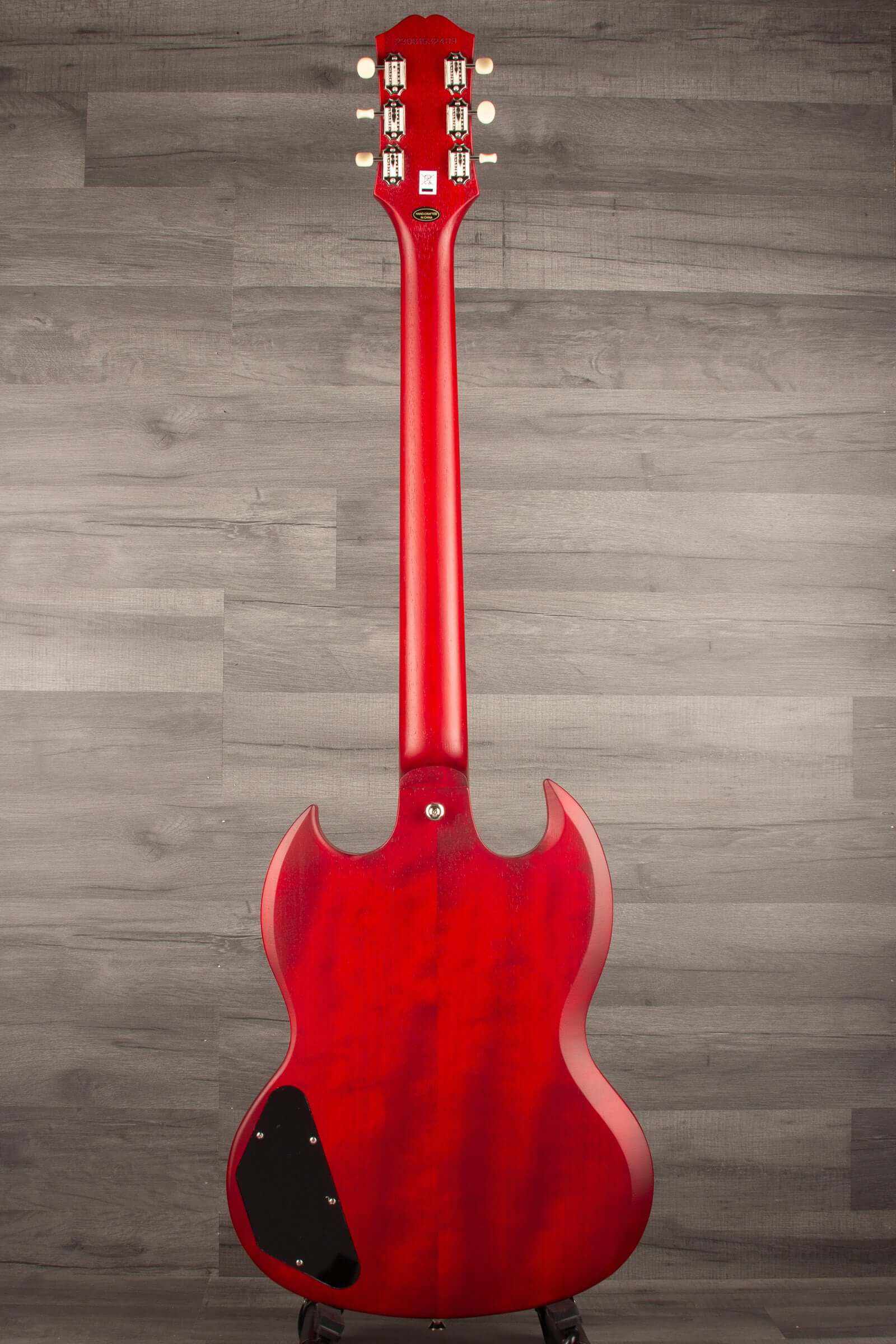 Epiphone SG Classic P90's Electric Guitar - Worn Cherry