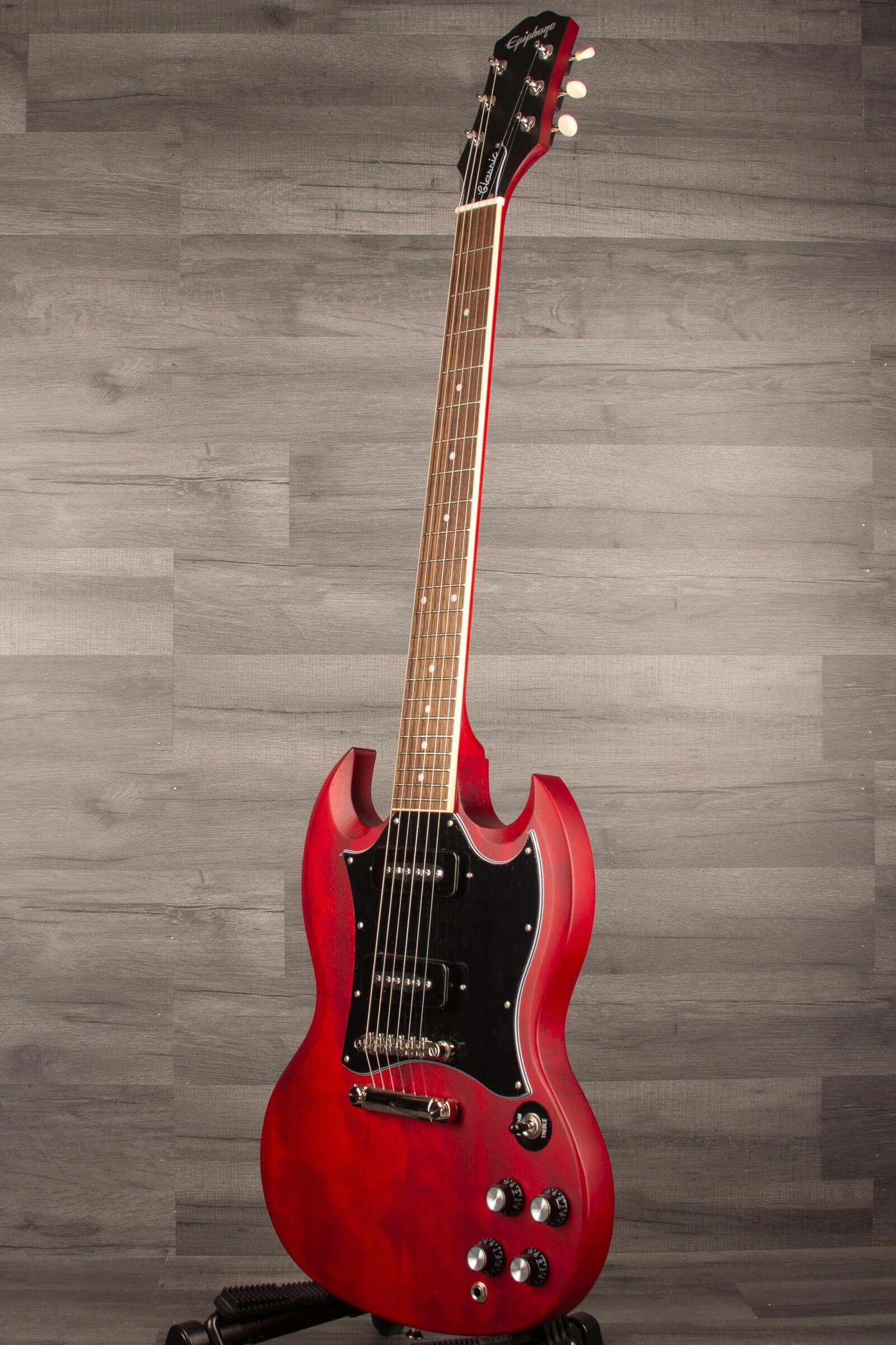 Epiphone SG Classic P90's Electric Guitar - Worn Cherry
