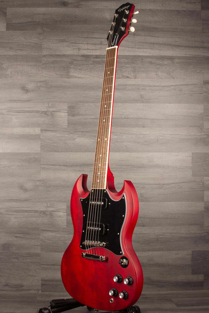 Epiphone SG Classic P90's Electric Guitar - Worn Cherry