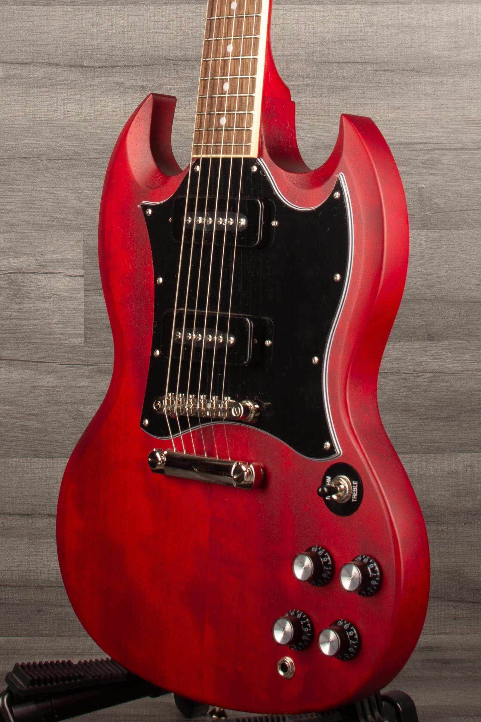 Epiphone SG Classic P90's Electric Guitar - Worn Cherry