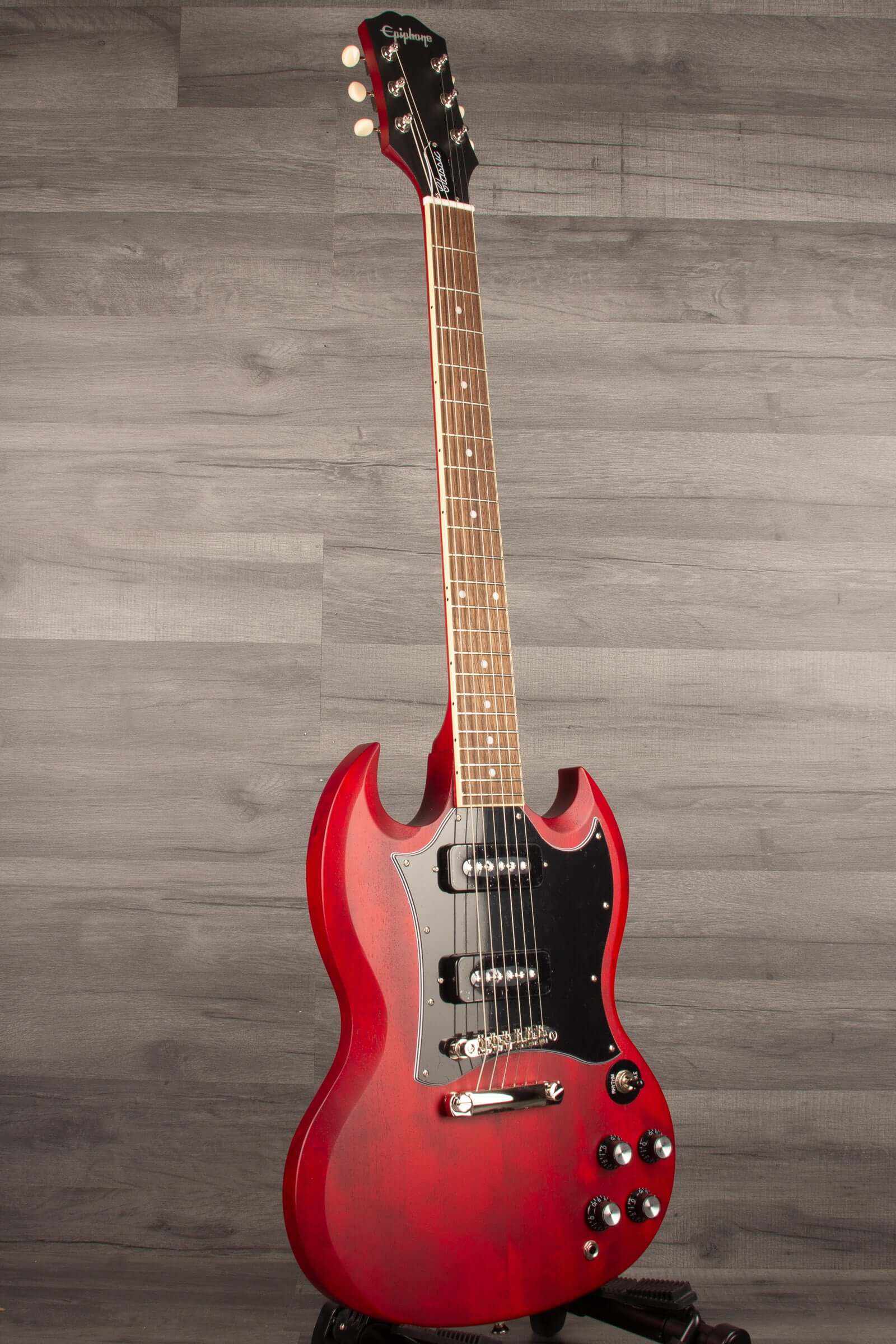 Epiphone SG Classic P90's Electric Guitar - Worn Cherry