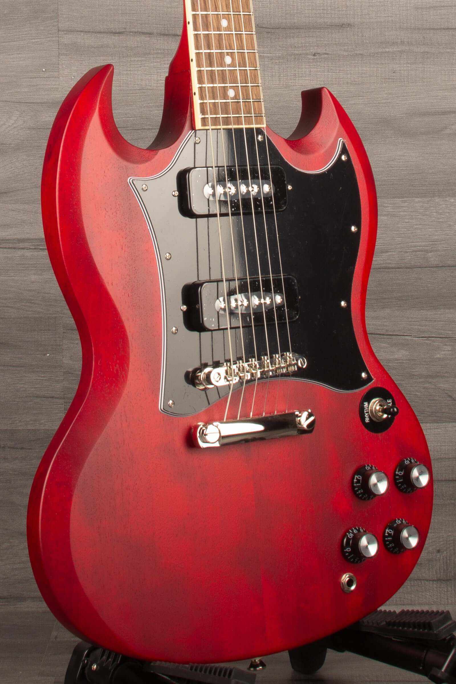 Epiphone SG Classic P90's Electric Guitar - Worn Cherry