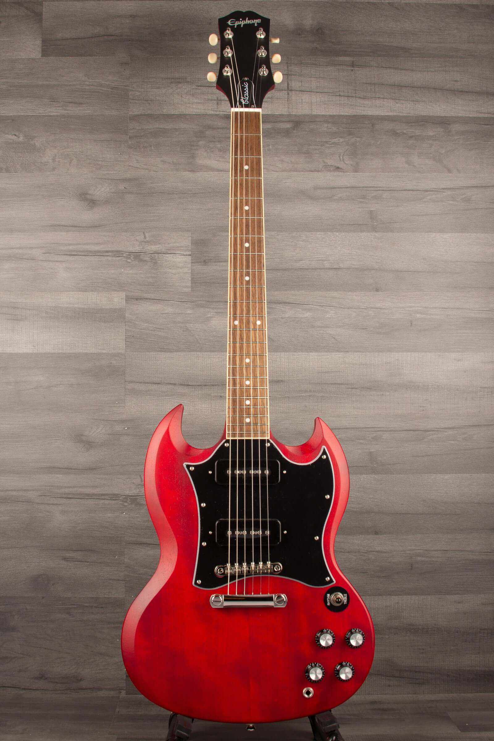 Epiphone SG Classic P90's Electric Guitar - Worn Cherry