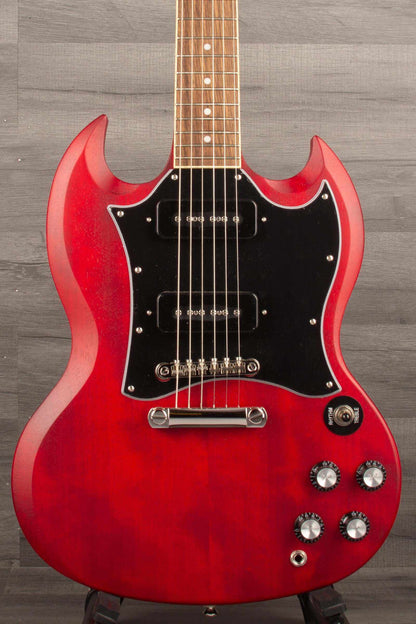 Epiphone SG Classic P90's Electric Guitar - Worn Cherry