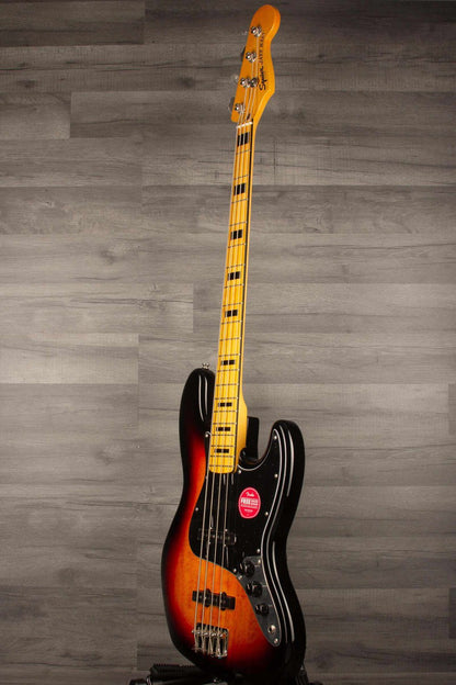 Squier Classic Vibe '70s Jazz Bass Guitar - 3 Tone Sunburst