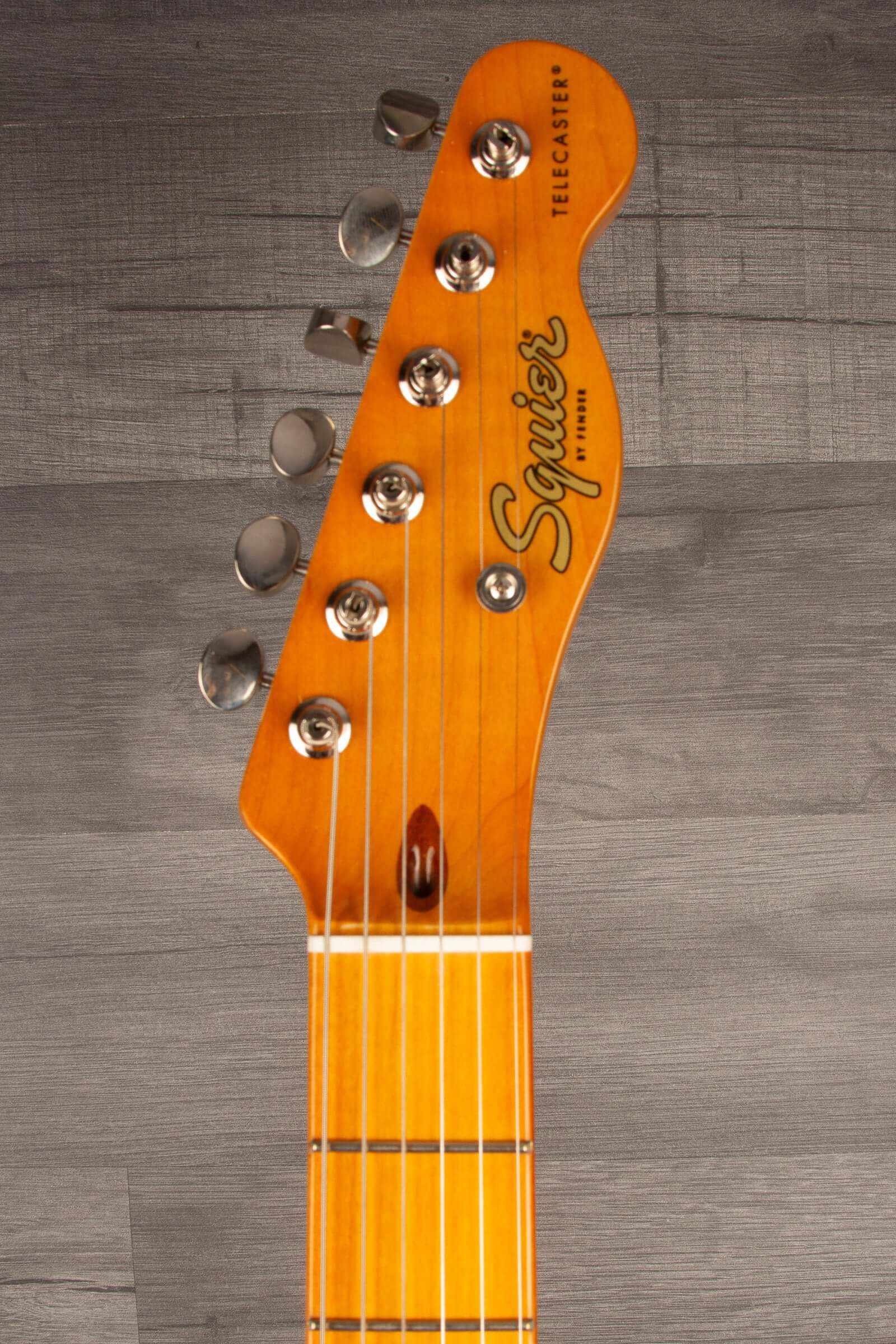 Squier FSR Classic Vibe '50s Telecaster® Electric Guitar, Maple Fingerboard, Parchment Pickguard, 2-Color Sunburst