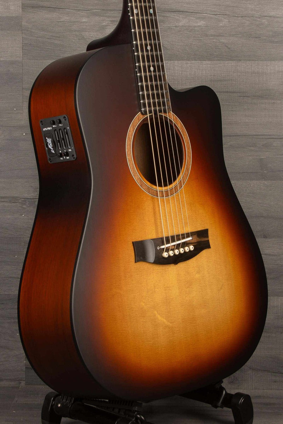 Maton SRS70C Sunburst Cutaway Electro Acoustic Guitar With Ap5 Pro Preamp