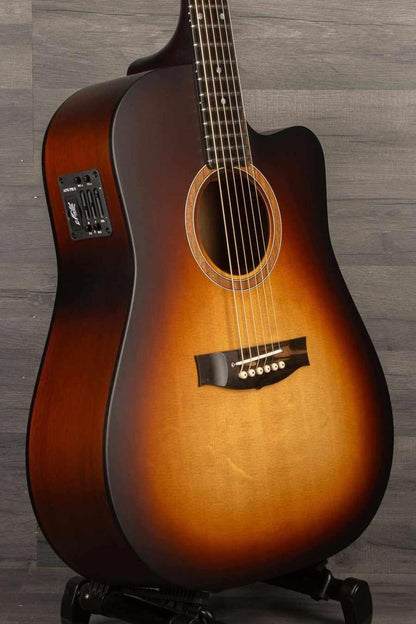 Maton SRS70C Sunburst Cutaway Electro Acoustic Guitar With Ap5 Pro Preamp