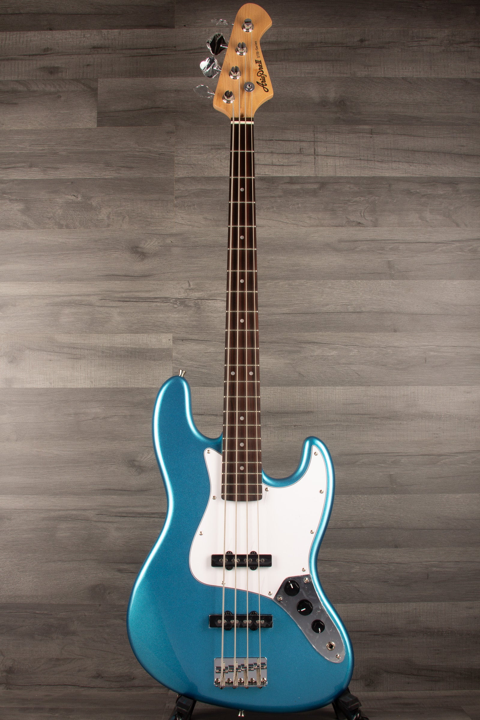 Aria STB JB MBL Bass Guitar - Metallic Blue Edition