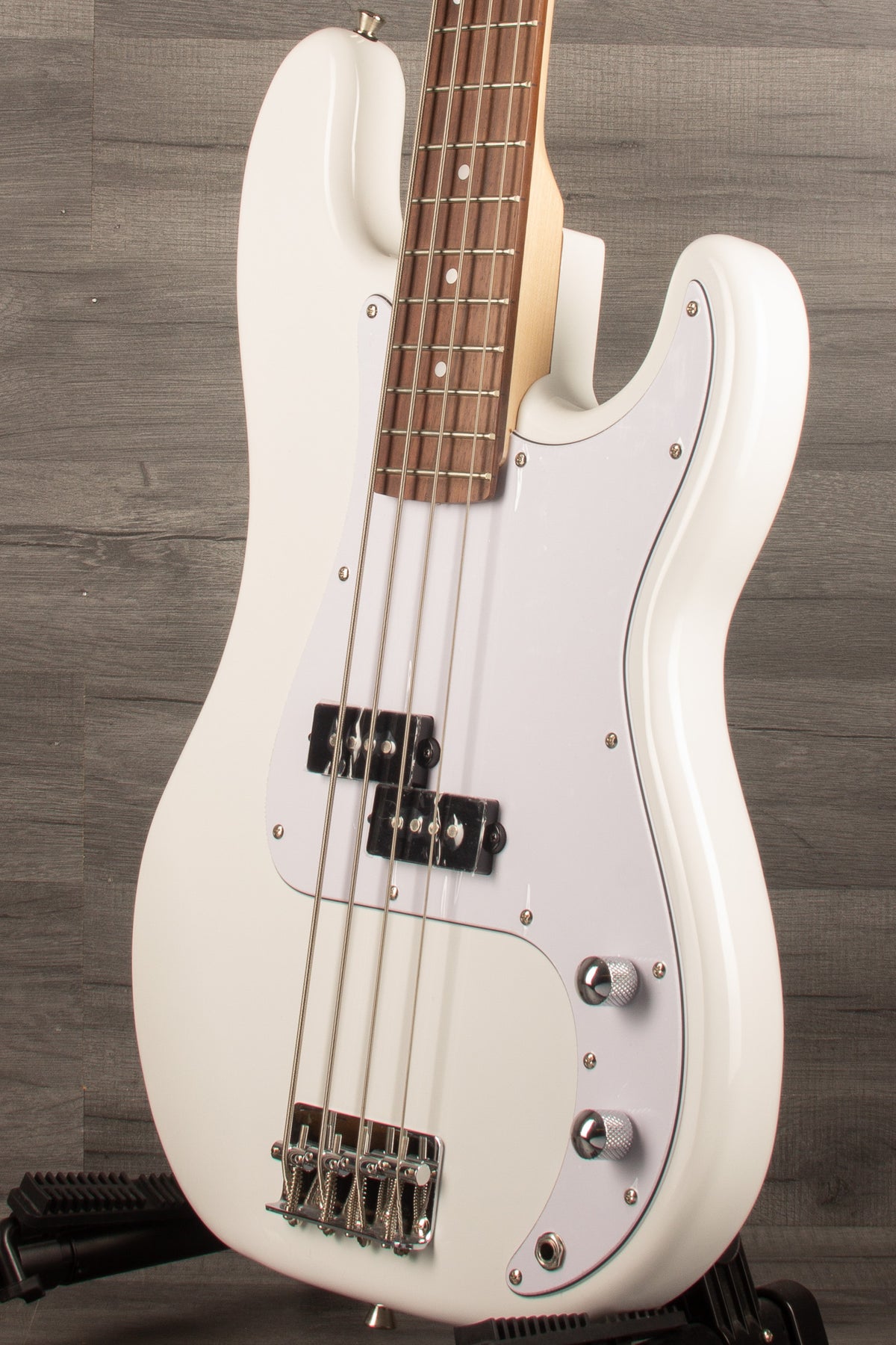 Aria STB PB/B White / White - Bass Guitar