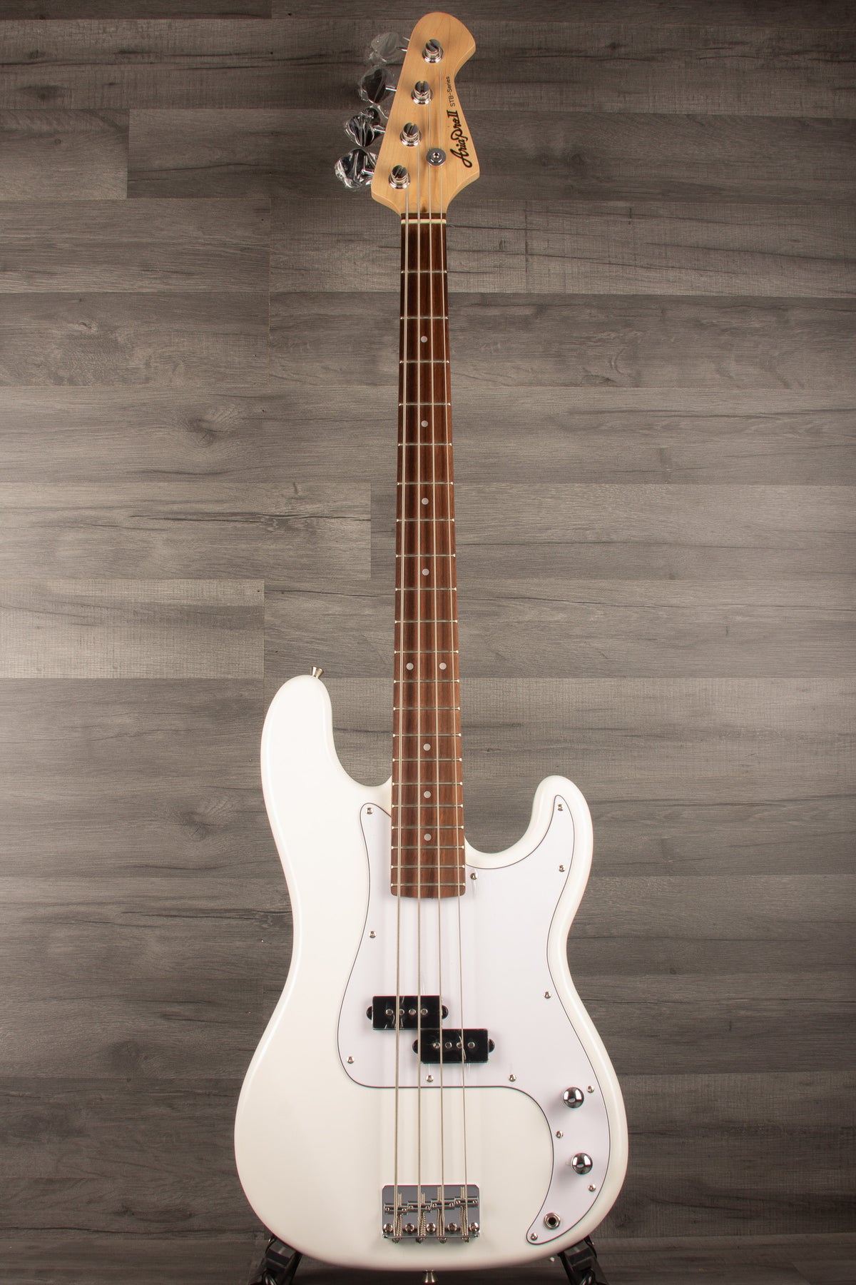 Aria STB PB/B White / White - Bass Guitar