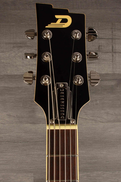 Duesenberg Starplayer TV Electric Guitar - Black Sparkle (With Hard Case)