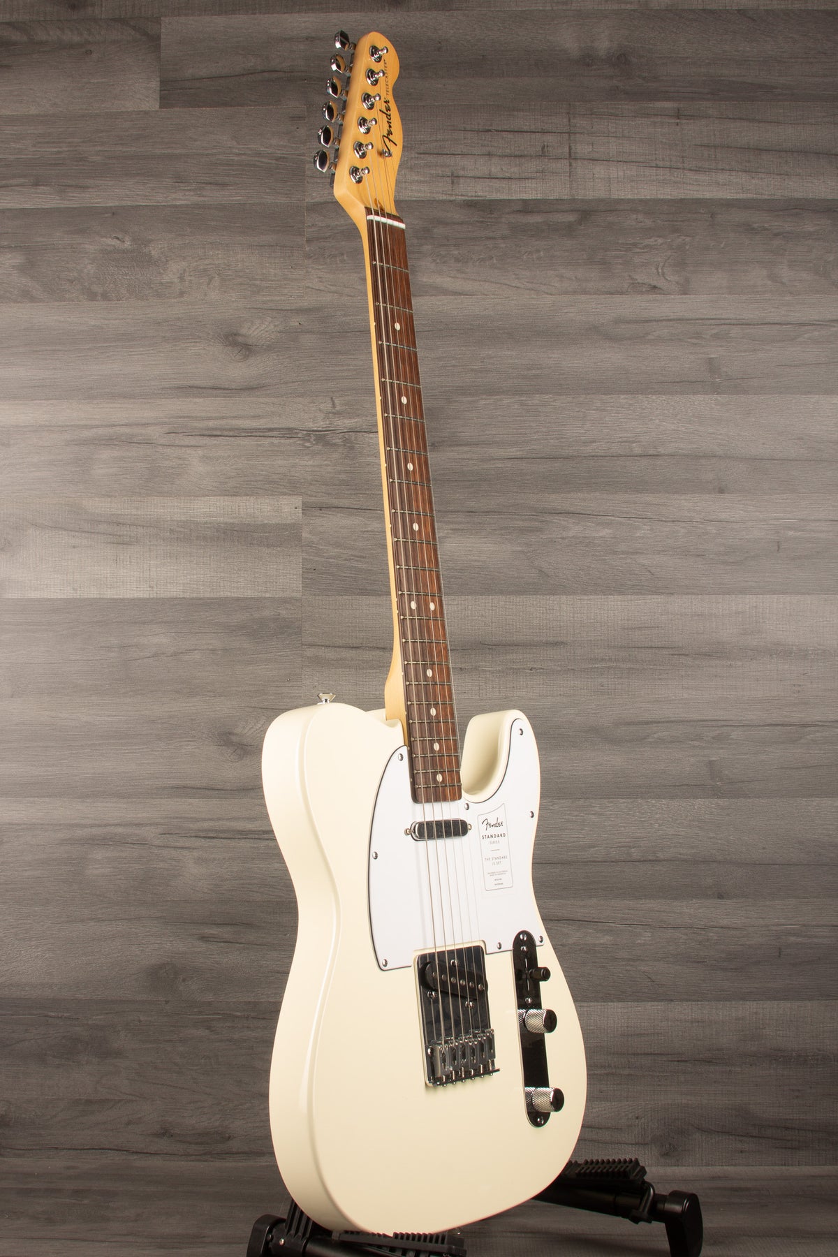 Fender Standard Telecaster®, Laurel Fingerboard, White Pickguard, Olympic White - MusicStreet