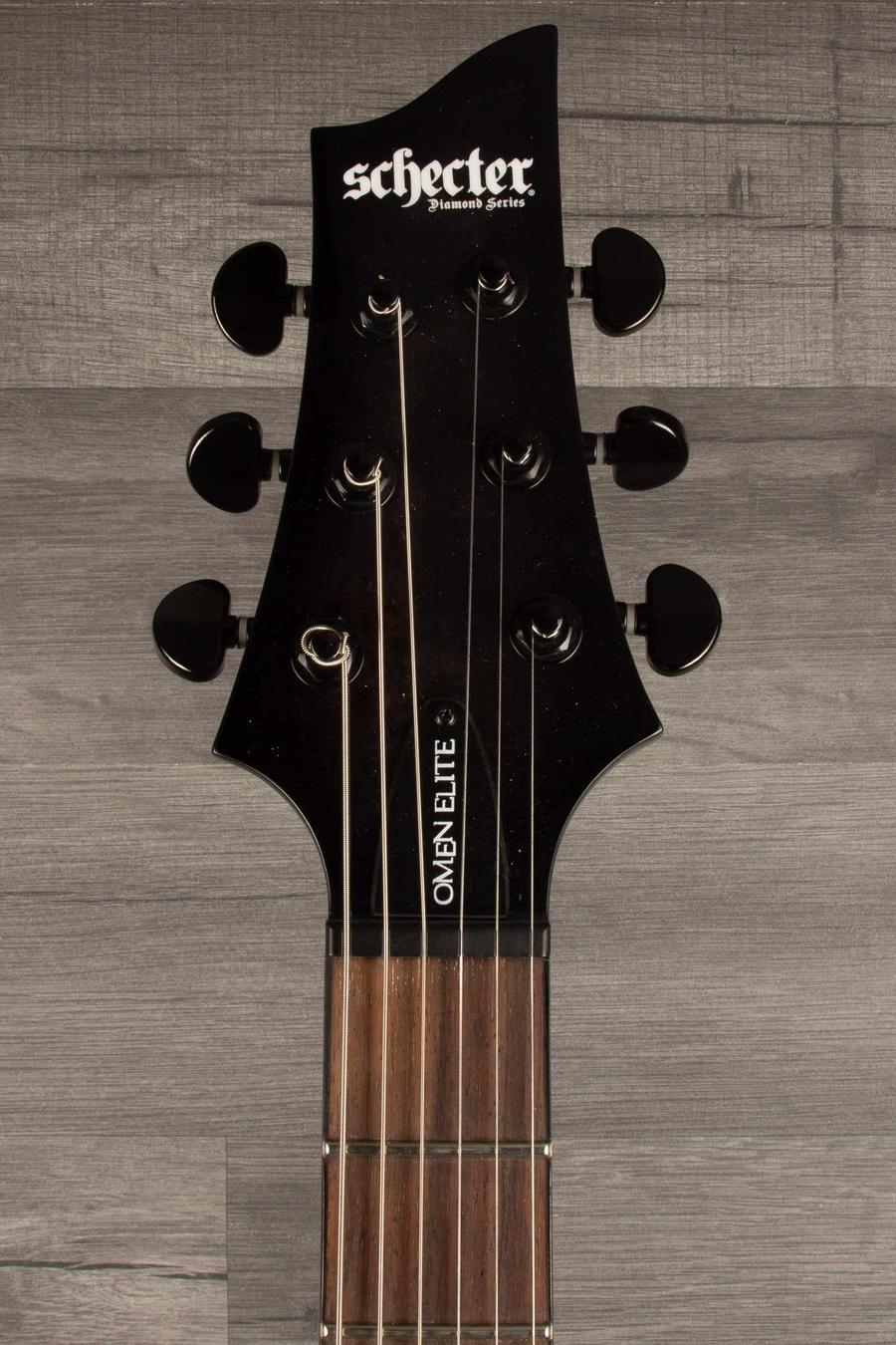 USED -  Schecter Omen Elite - See through Black - MusicStreet
