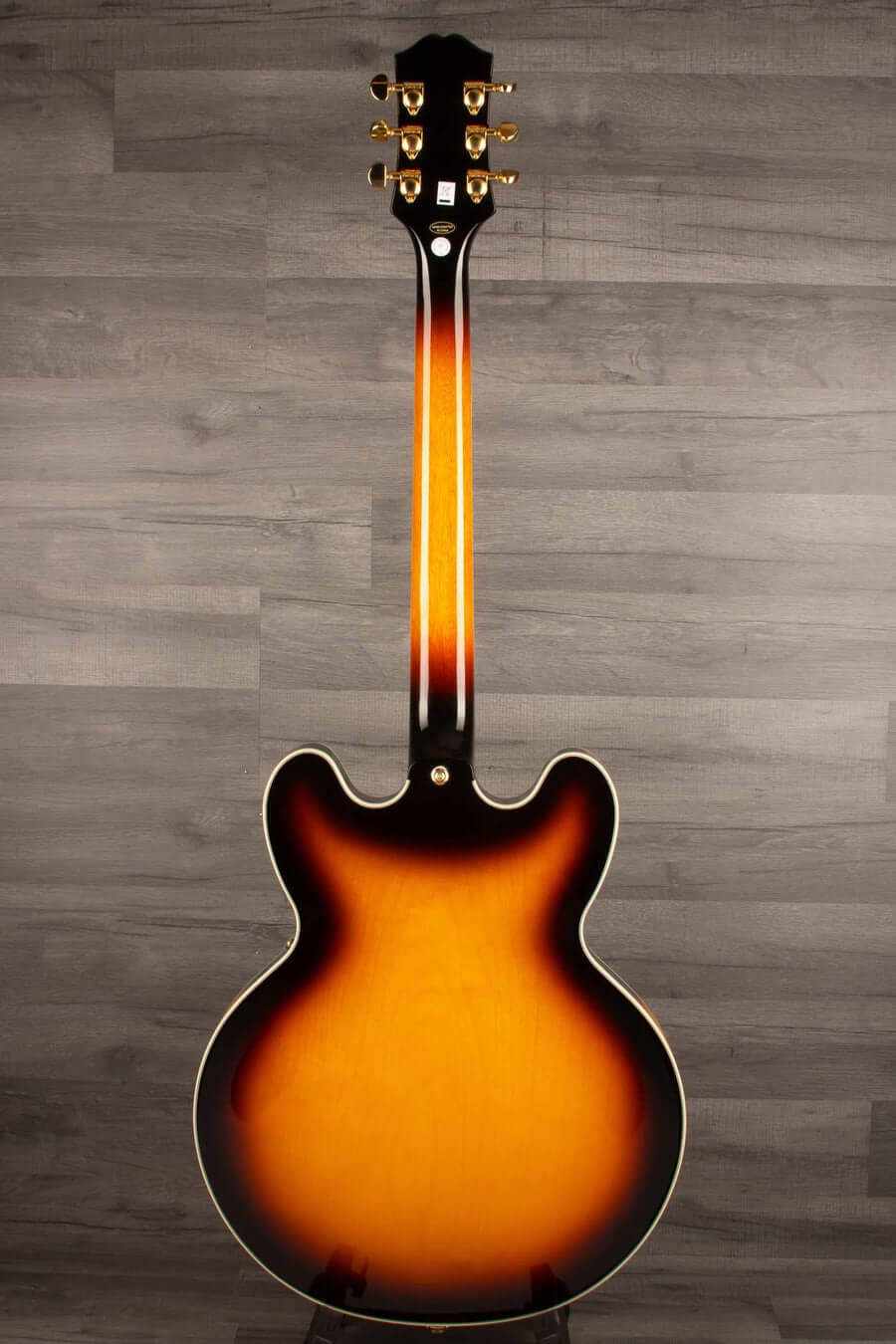 Epiphone Sheraton Electric Guitar - Vintage Sunburst (Incl. Premium Gig Bag)