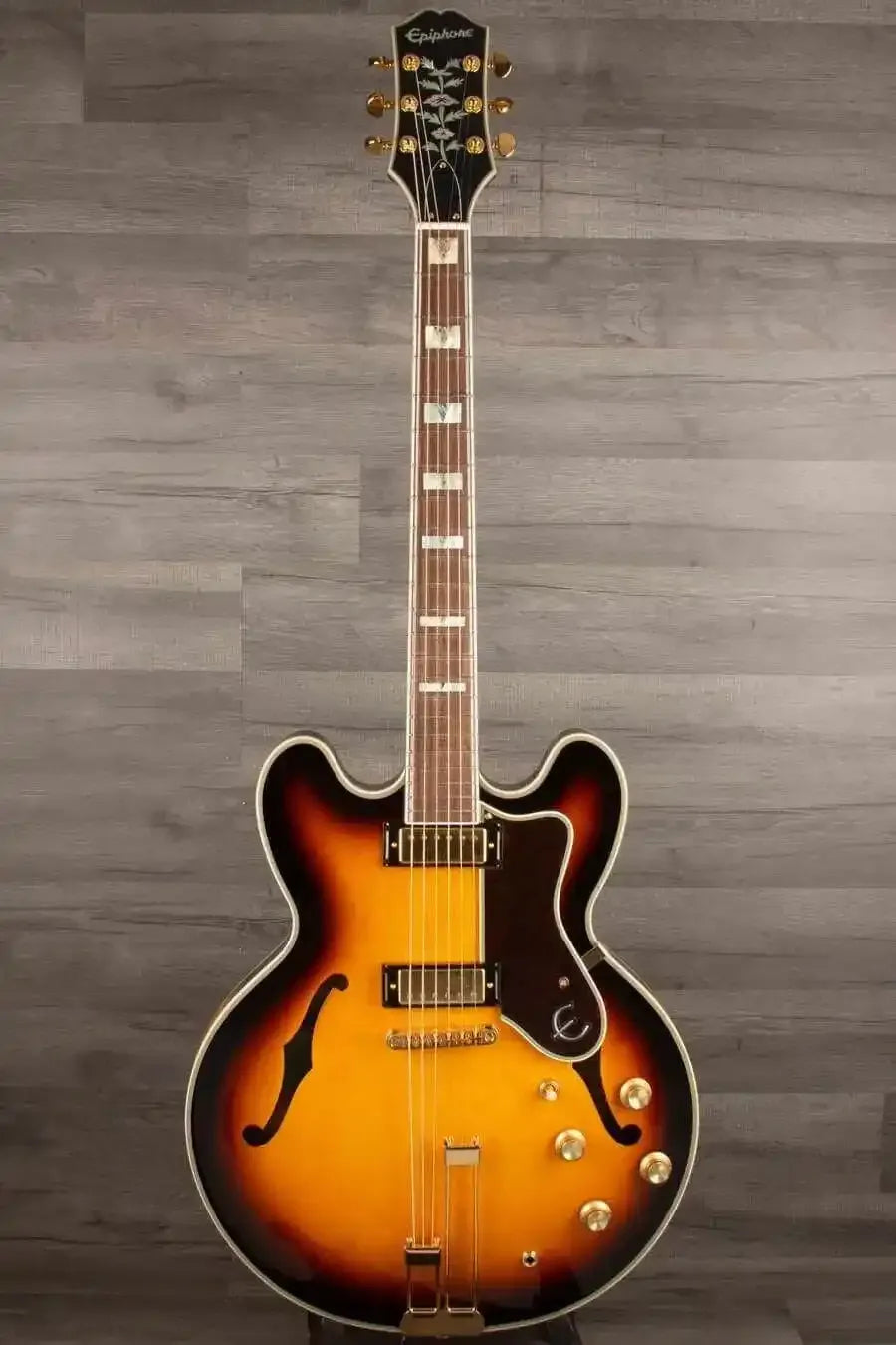 Epiphone Sheraton Electric Guitar - Vintage Sunburst (Incl. Premium Gig Bag)