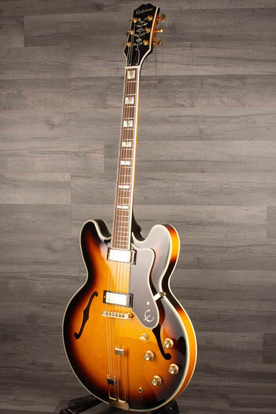 Epiphone Sheraton Electric Guitar - Vintage Sunburst (Incl. Premium Gig Bag)