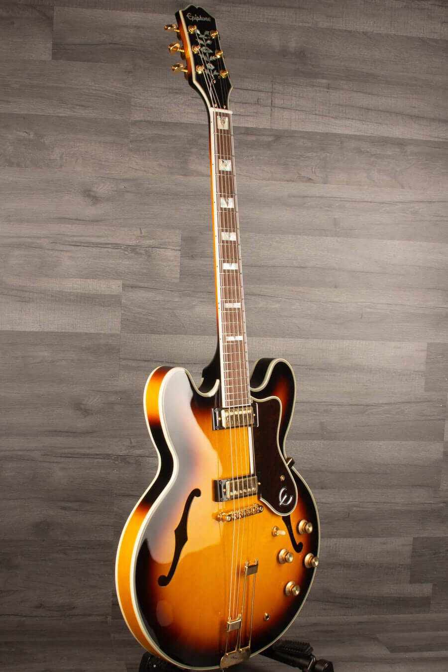 Epiphone Sheraton Electric Guitar - Vintage Sunburst (Incl. Premium Gig Bag)