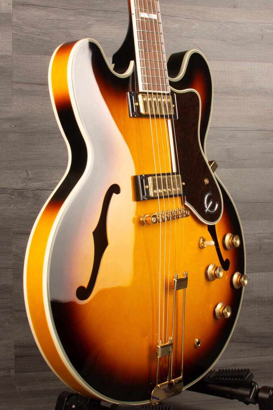 Epiphone Sheraton Electric Guitar - Vintage Sunburst (Incl. Premium Gig Bag)