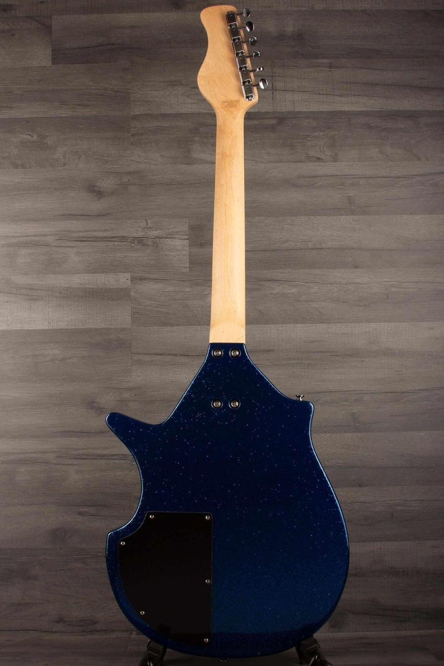 Danelectro Large Sitar Blue metal flake - MusicStreet