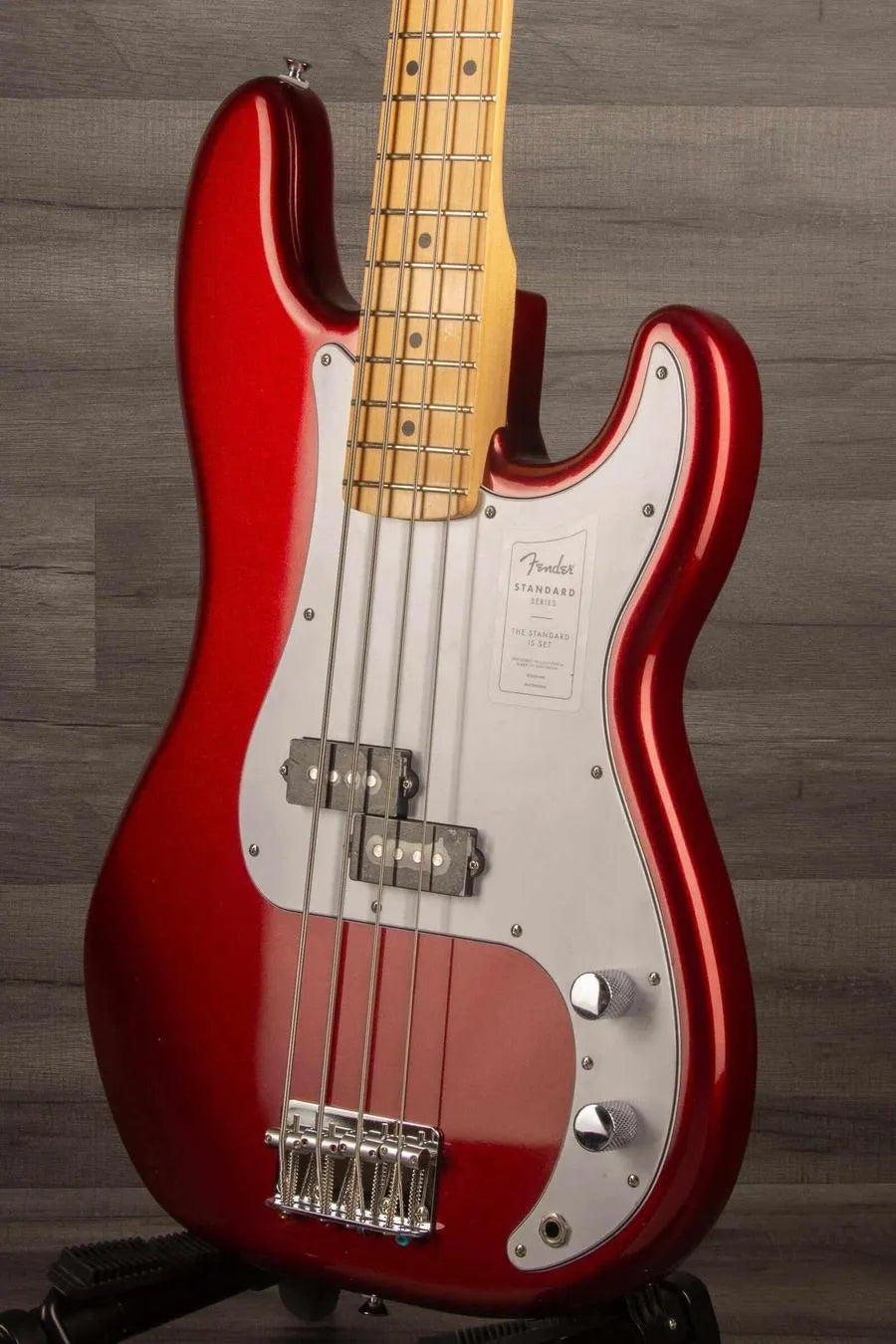 Fender Standard P Bass, Candy Cola - MusicStreet