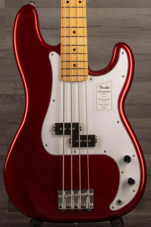 Fender Standard P Bass, Candy Cola - MusicStreet