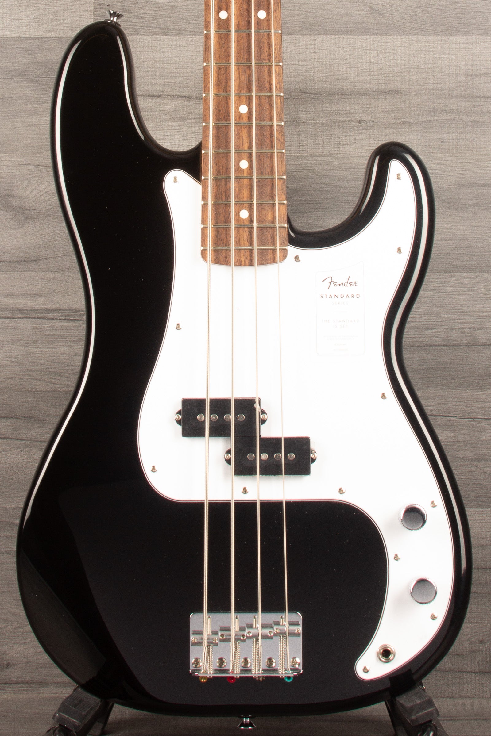 Fender Standard P Bass, Black - MusicStreet