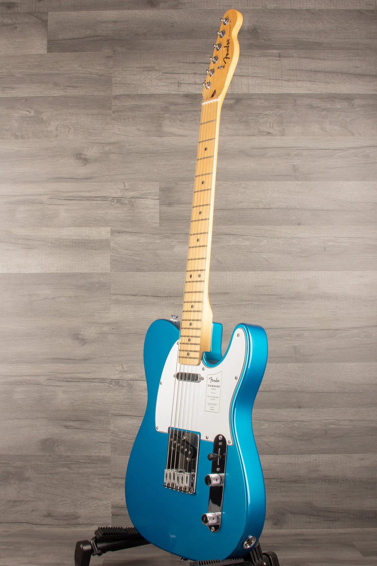 Fender Standard Telecaster®, Maple Fingerboard, White Pickguard, Aqua Marine Metallic - MusicStreet