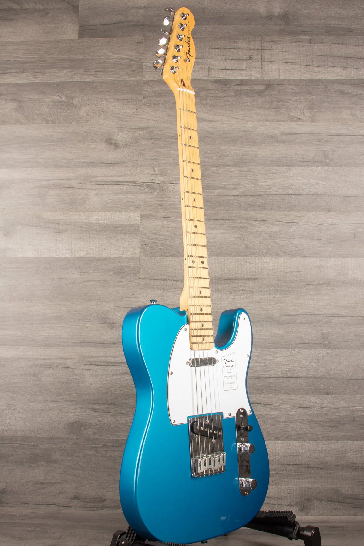 Fender Standard Telecaster®, Maple Fingerboard, White Pickguard, Aqua Marine Metallic - MusicStreet