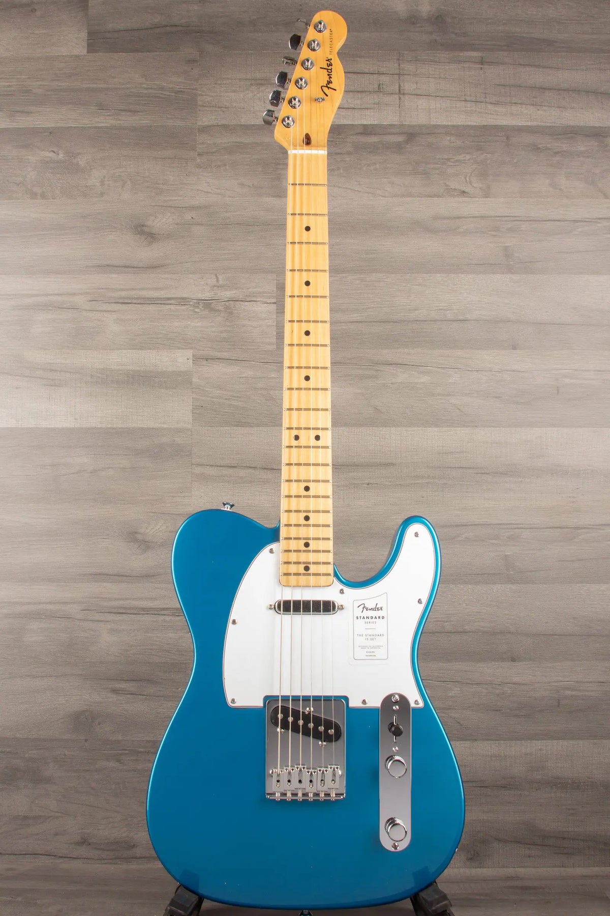 Fender Standard Telecaster®, Maple Fingerboard, White Pickguard, Aqua Marine Metallic - MusicStreet