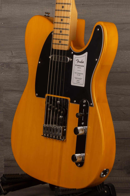 Fender Standard Telecaster®, Maple Fingerboard, Black Pickguard, Butterscotch Blonde