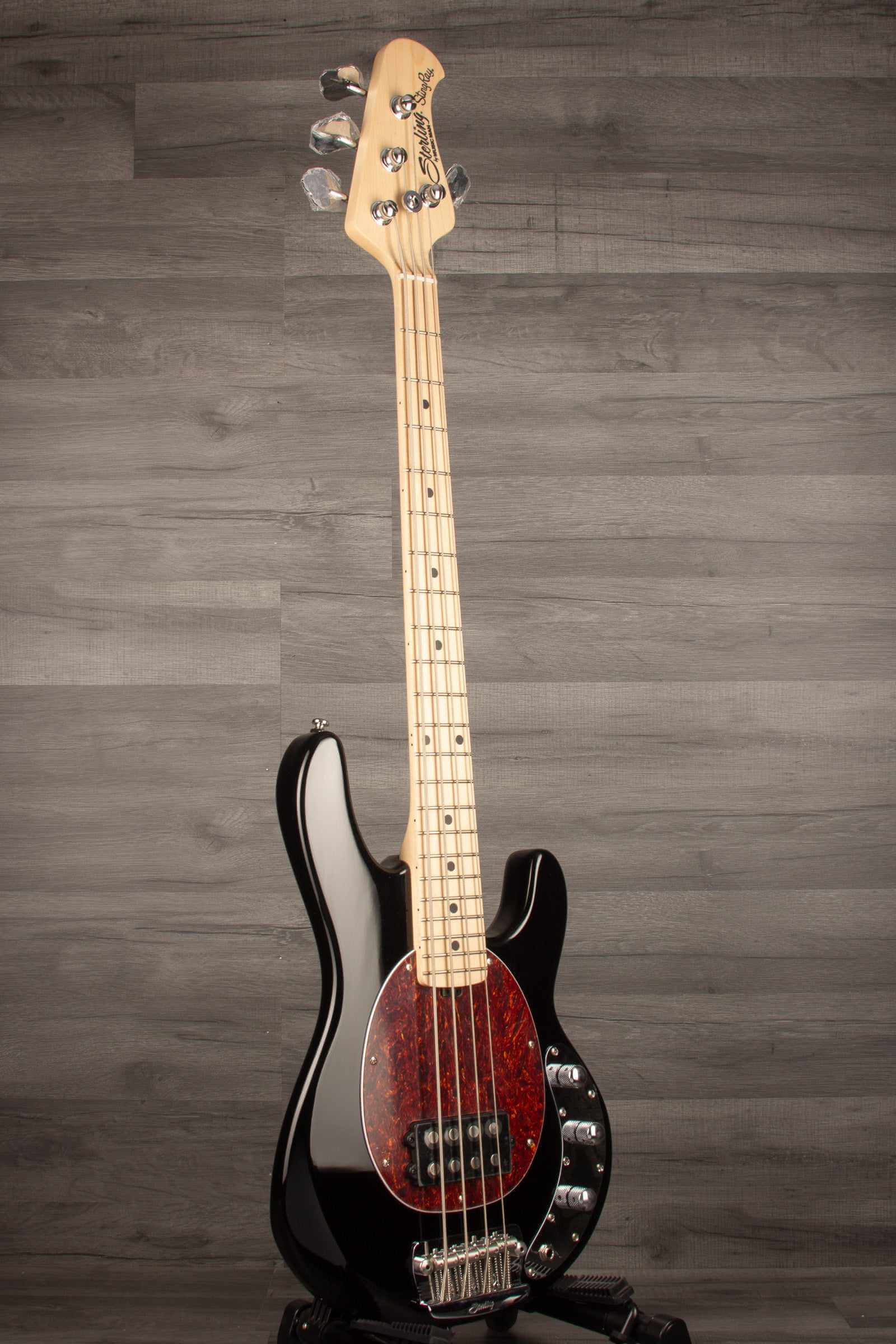 Sterling Stingray Short Scale Bass Guitar - Black