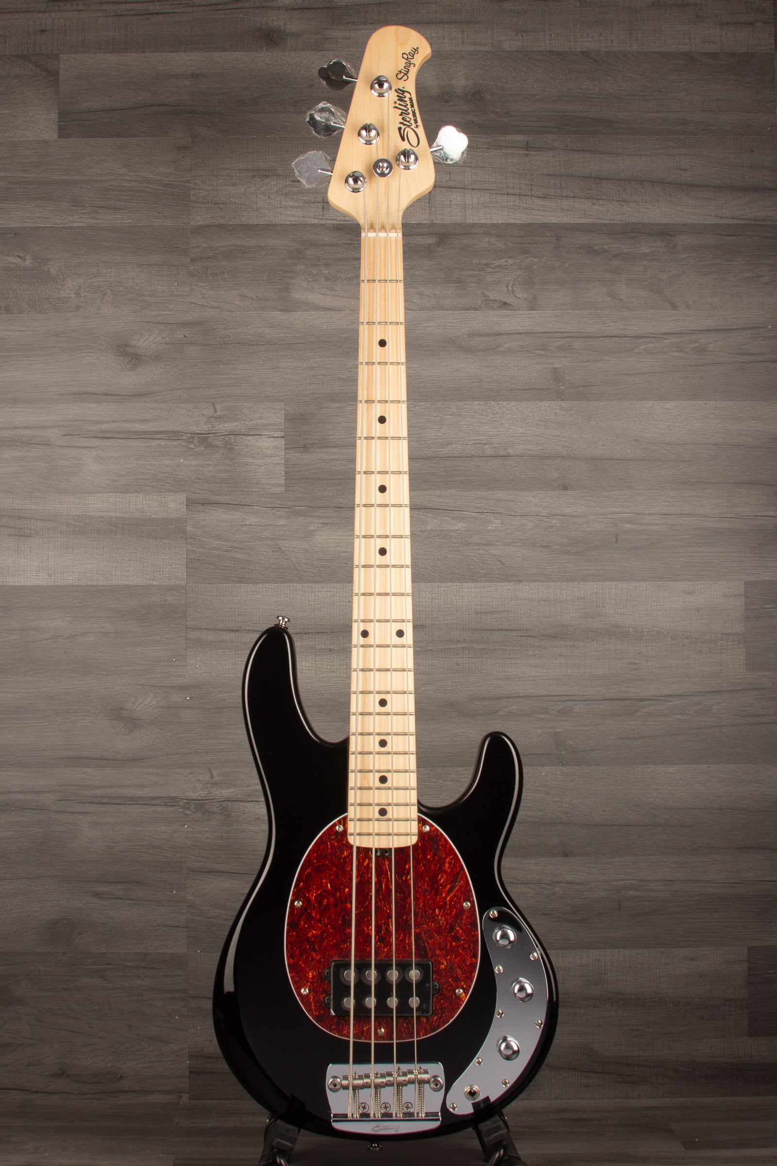 Sterling Stingray Short Scale Bass Guitar - Black