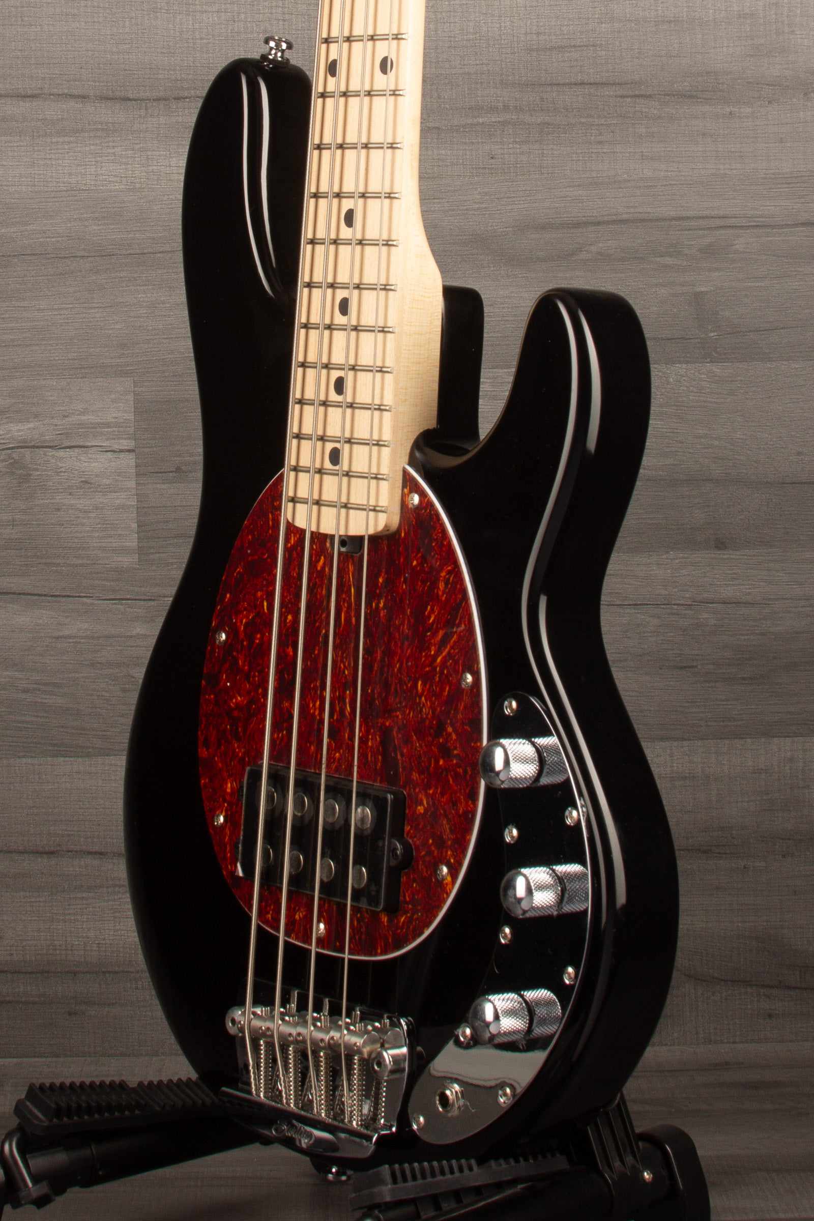 Sterling Stingray Short Scale Bass - Black