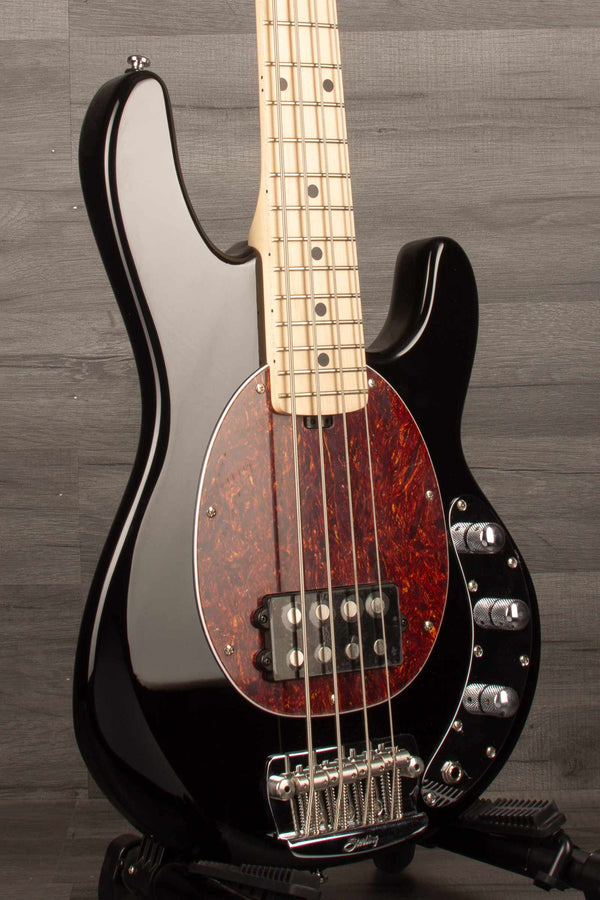 Sterling Stingray Short Scale Bass - Black