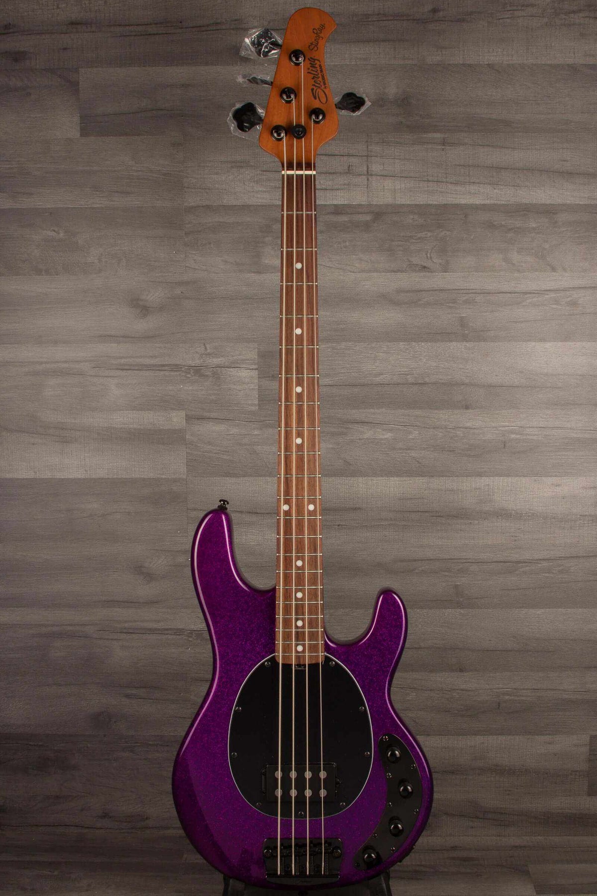 Sterling by Music Man Stingray Ray 34 Bass Guitar - Purple Sparkle