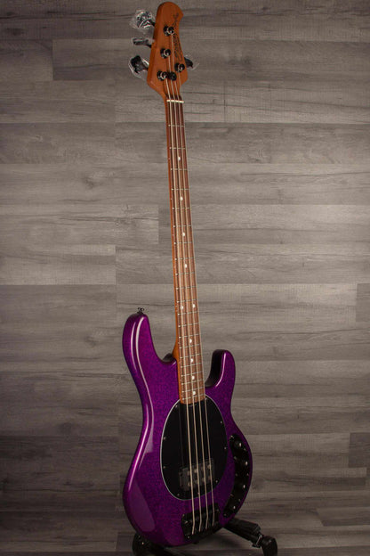 Sterling by Music Man Stingray Ray 34 Bass Guitar - Purple Sparkle