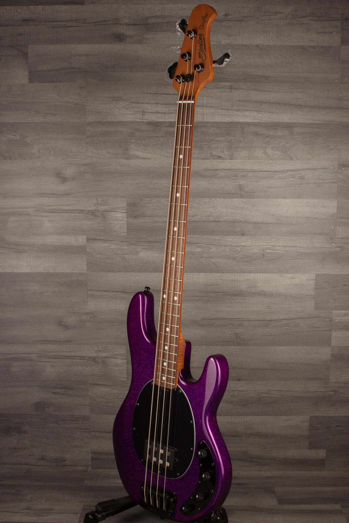 Sterling by Music Man Stingray Ray 34 Bass Guitar - Purple Sparkle