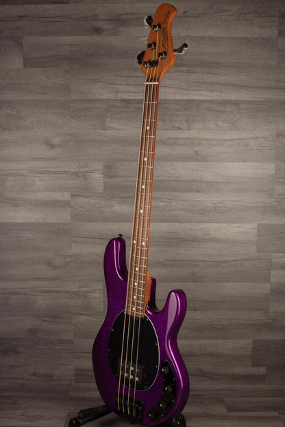 Sterling by Music Man Stingray Ray 34 Bass Guitar - Purple Sparkle