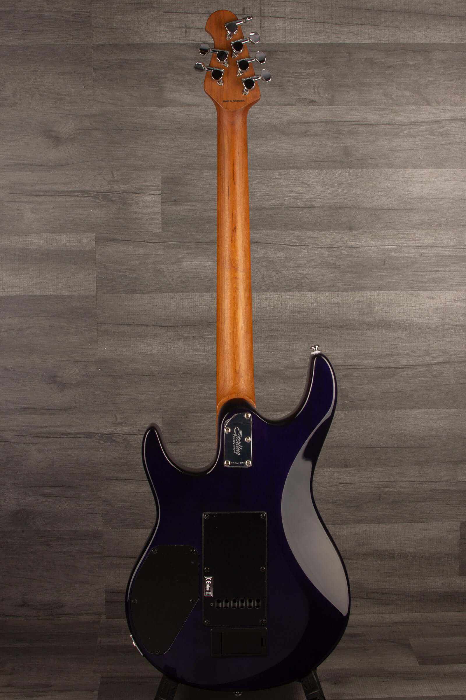 Sterling By MusicMan Luke - Flame top Blueberry Burst