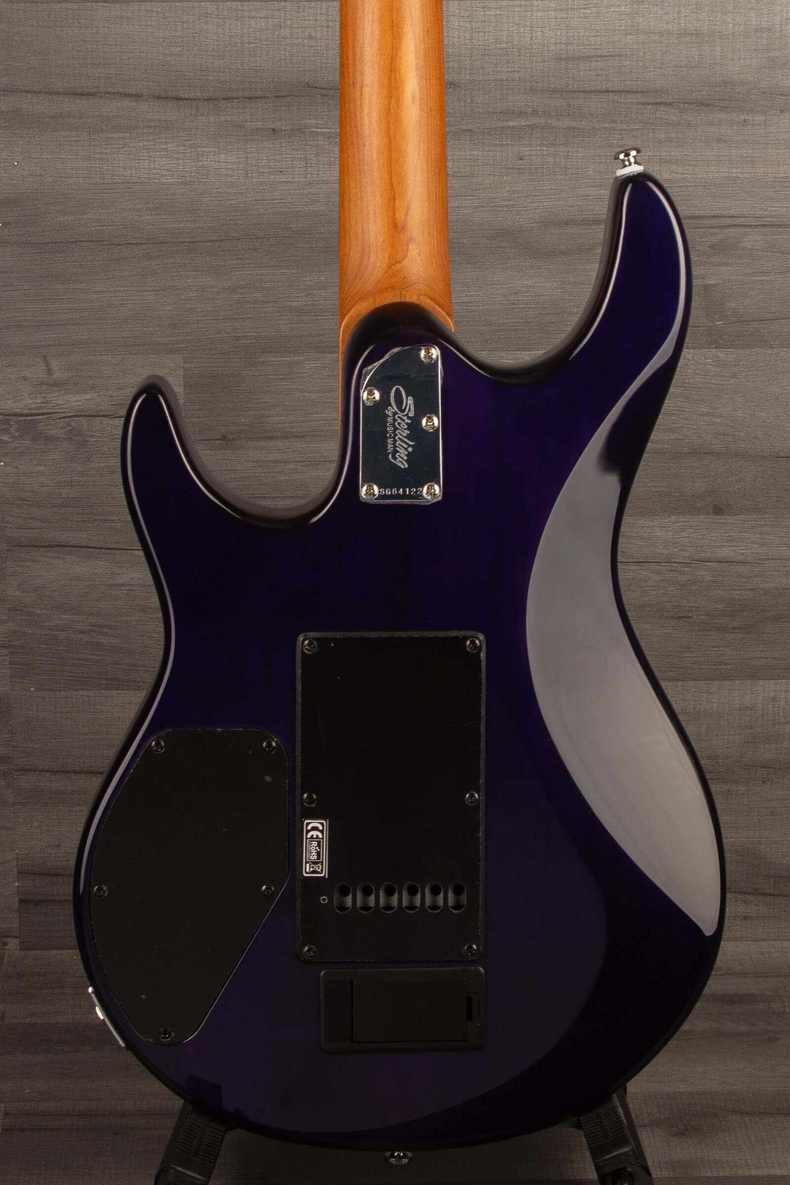 Sterling By MusicMan Luke - Flame top Blueberry Burst