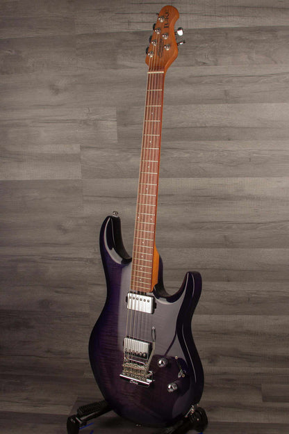 Sterling By MusicMan Luke - Flame top Blueberry Burst